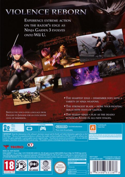 Ninja Gaiden 3 : Razor's Edge - Dos