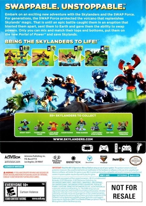 Skylanders Swap Force - Dos