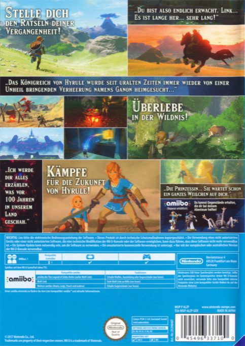 The Legend of Zelda: Breath of the Wild dos