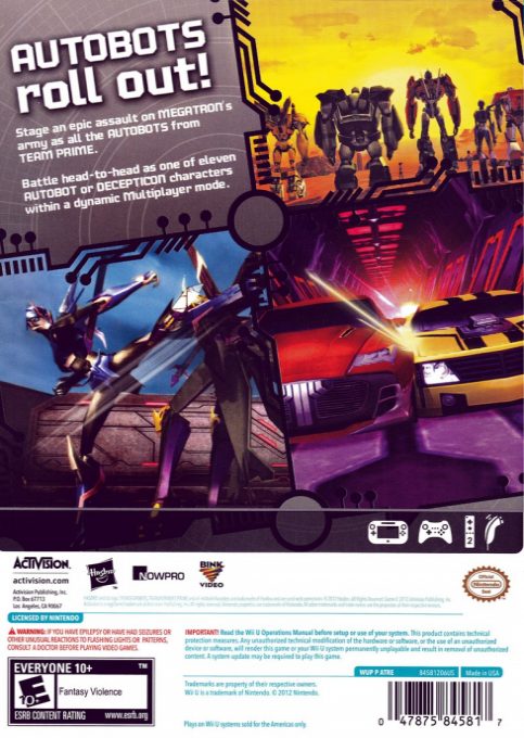 Transformers Prime : The Game - Dos