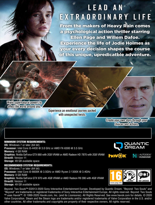 Beyond: Two Souls - Dos