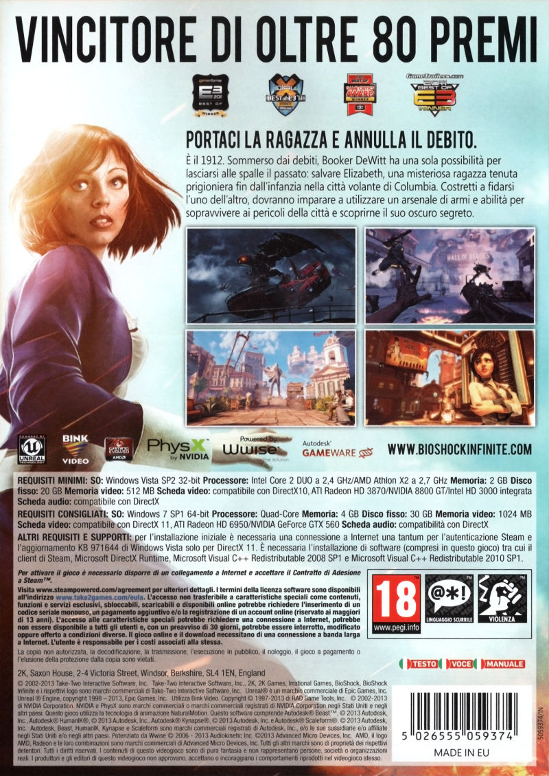 BioShock Infinite - Dos