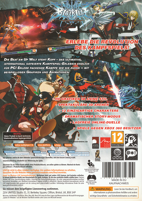 BlazBlue: Calamity Trigger - Dos