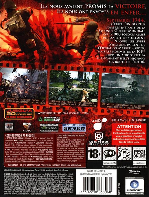 Brothers in Arms: Hell's Highway - Dos