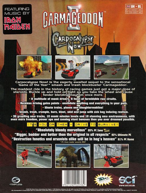 Carmageddon II: Carpocalypse Now - Dos