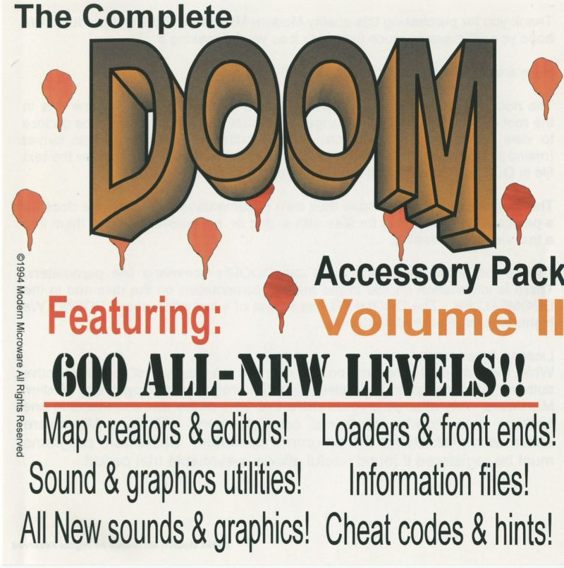 The Complete Doom Accessory Pack Volume II