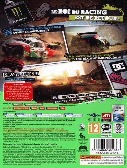 DiRT 2 dos
