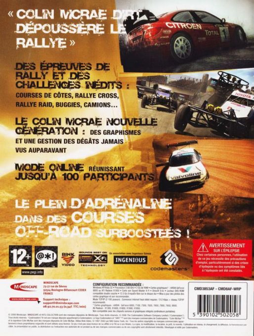 Jaquette arrière