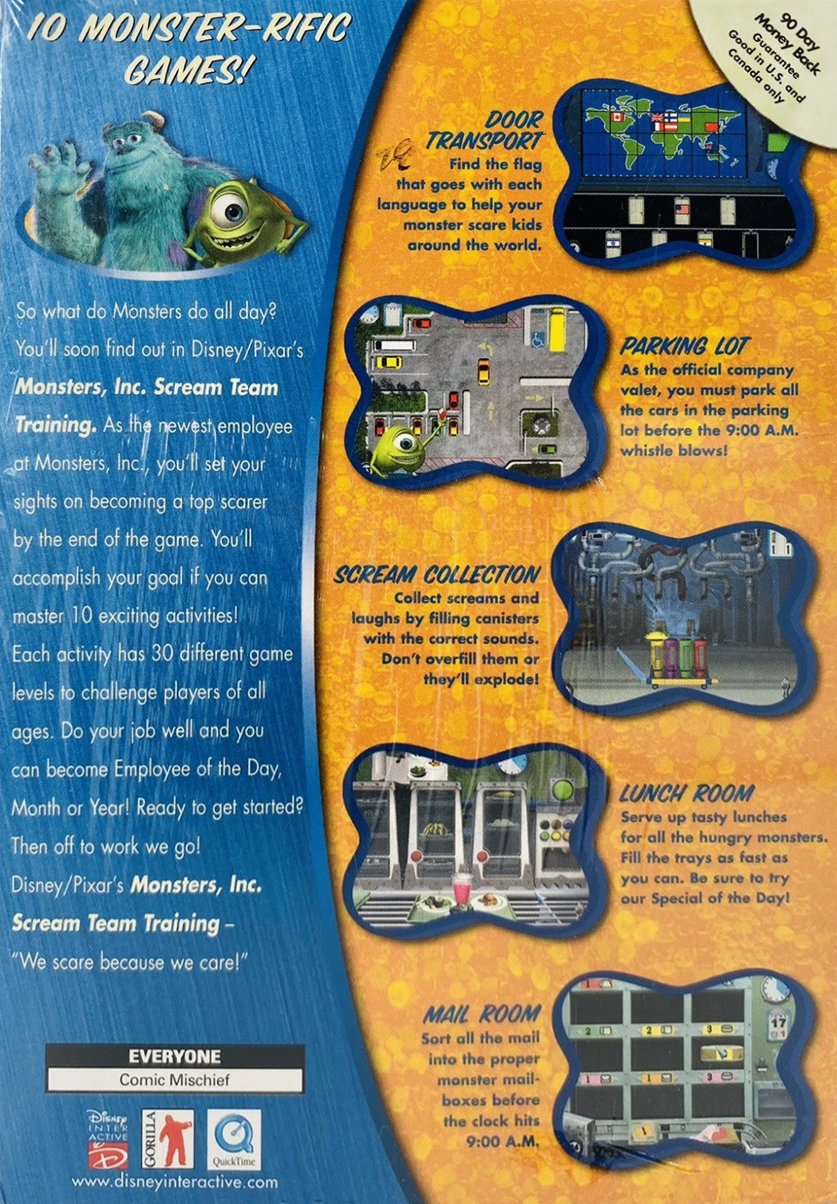Disney - Pixar Monsters, Inc. - Scream Team Training - Dos