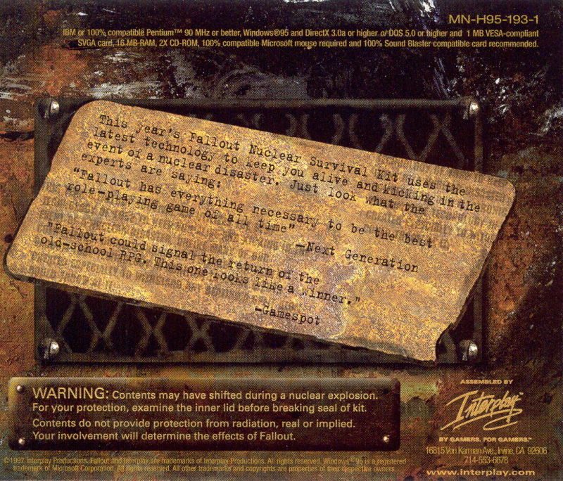 Fallout - Dos