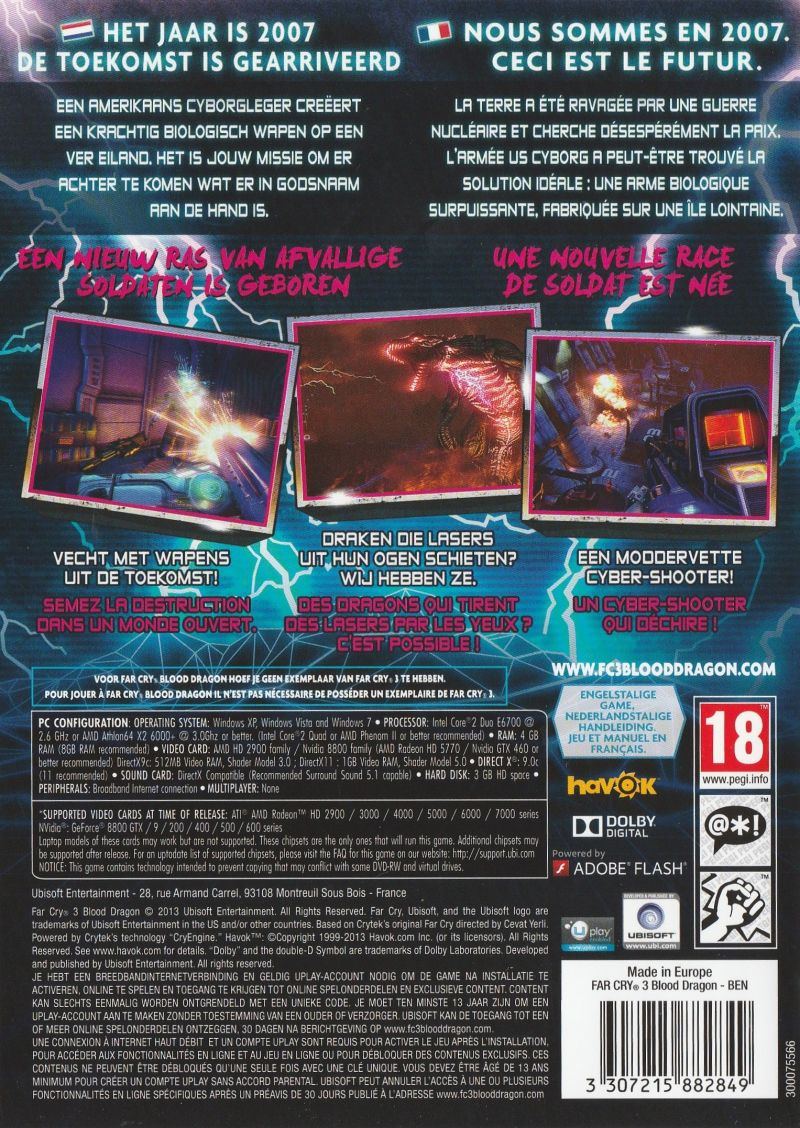 Far Cry 3: Blood Dragon - Dos