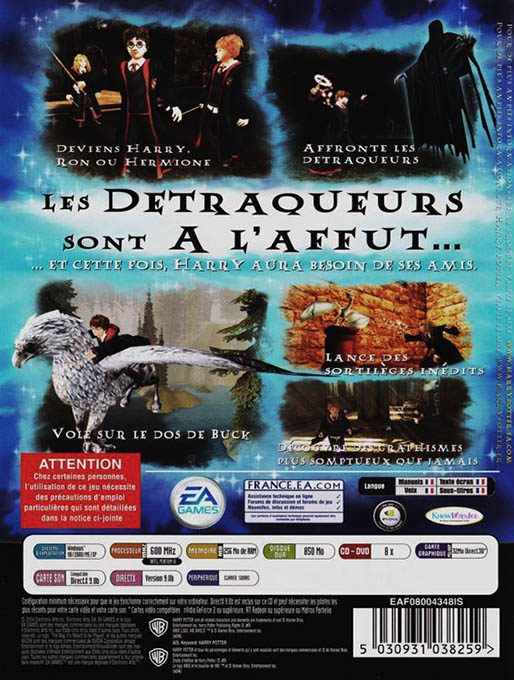 Harry Potter et le Prisonnier d'Azkaban dos