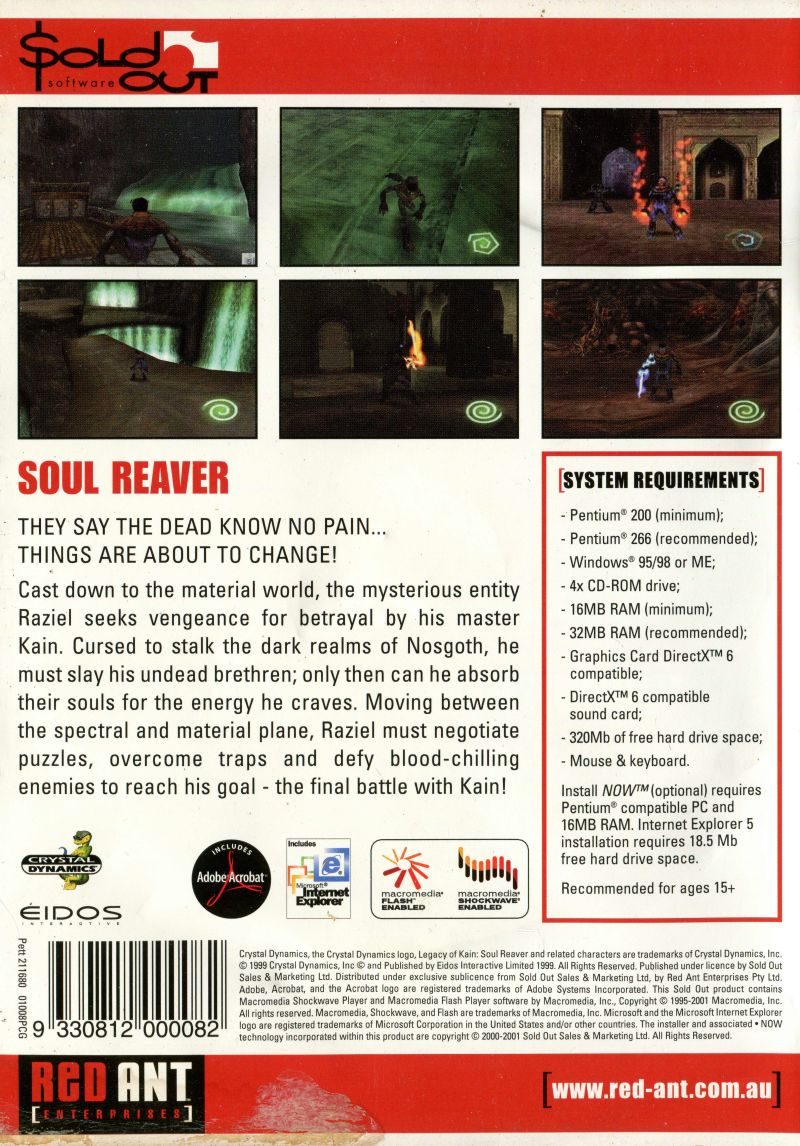 Legacy of Kain: Soul Reaver dos