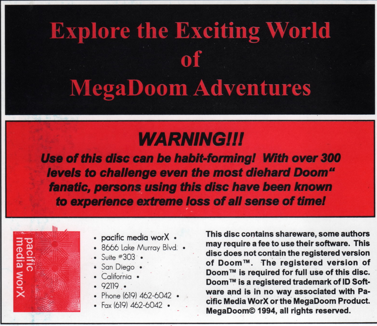 MegaDoom Adventures dos