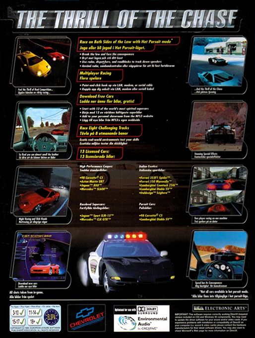Need for Speed III: Hot Pursuit dos