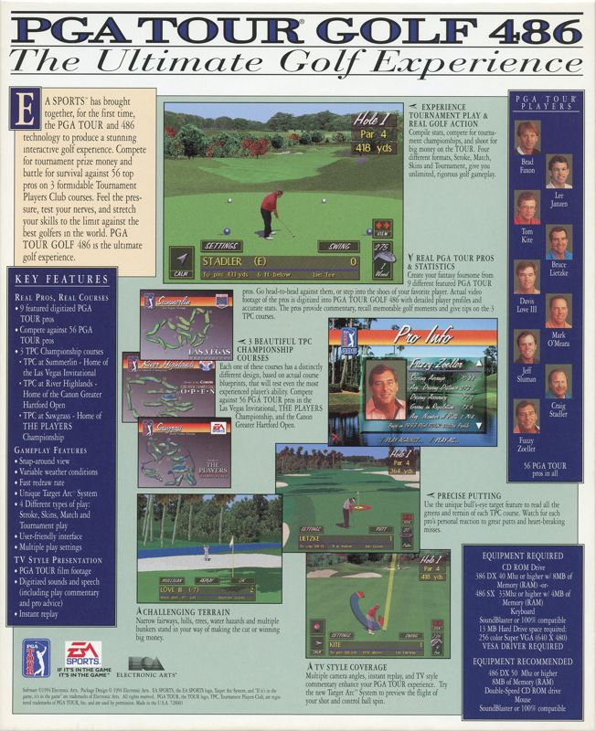 PGA Tour Golf 486 dos