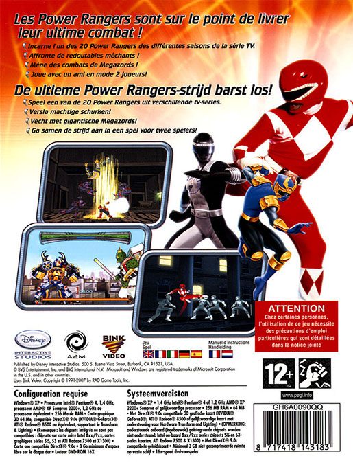Power Rangers: Super Legends dos