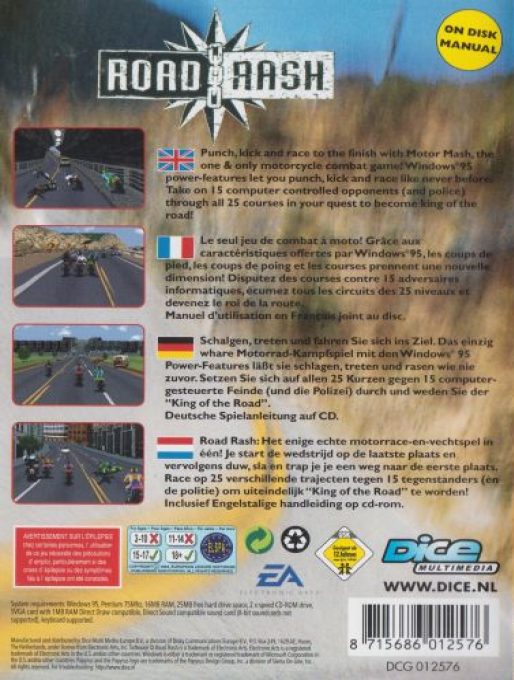 Road Rash - Dos