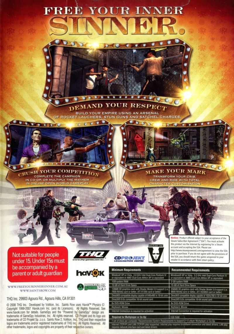 Saints Row 2 dos