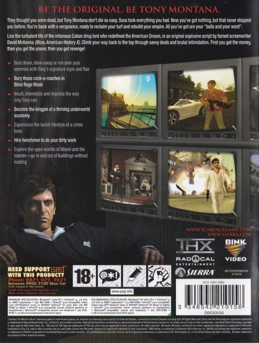 Scarface: The World Is Yours dos