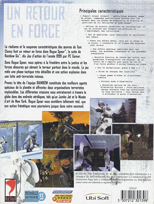 Tom Clancy's Rainbow Six: Rogue Spear - Dos