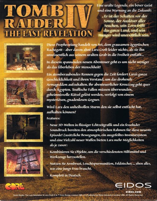 Tomb Raider: The Last Revelation dos