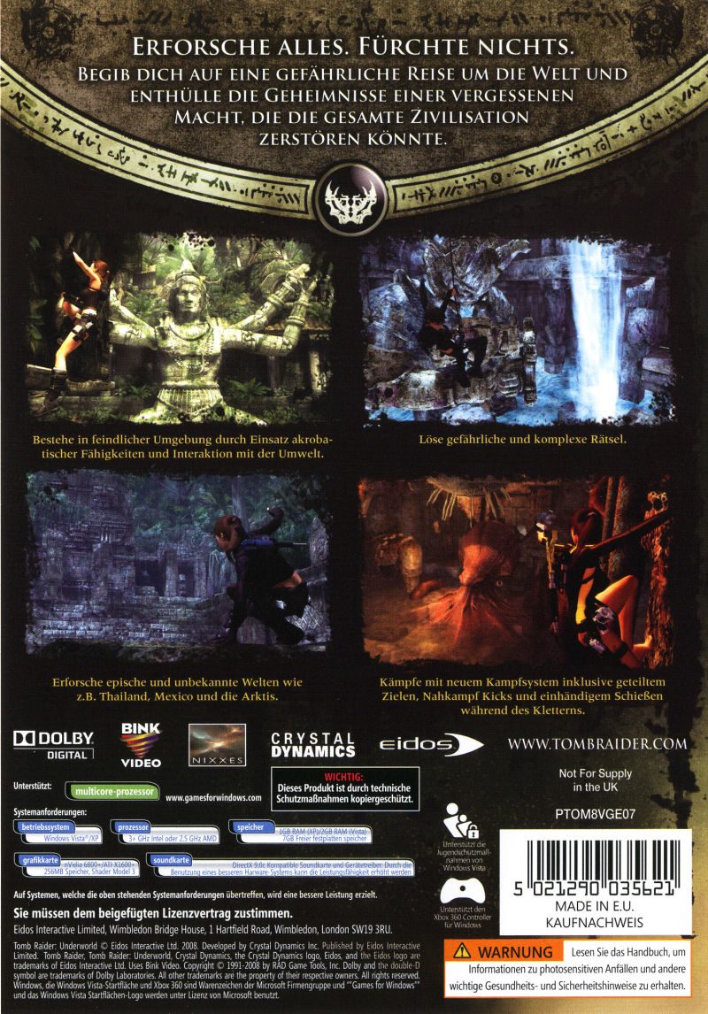 Tomb Raider: Underworld dos