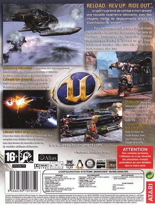 Unreal Tournament 2004 dos