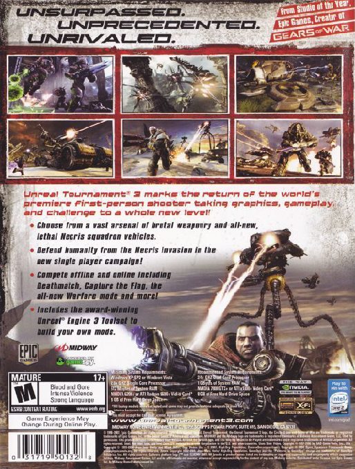 Unreal Tournament III dos