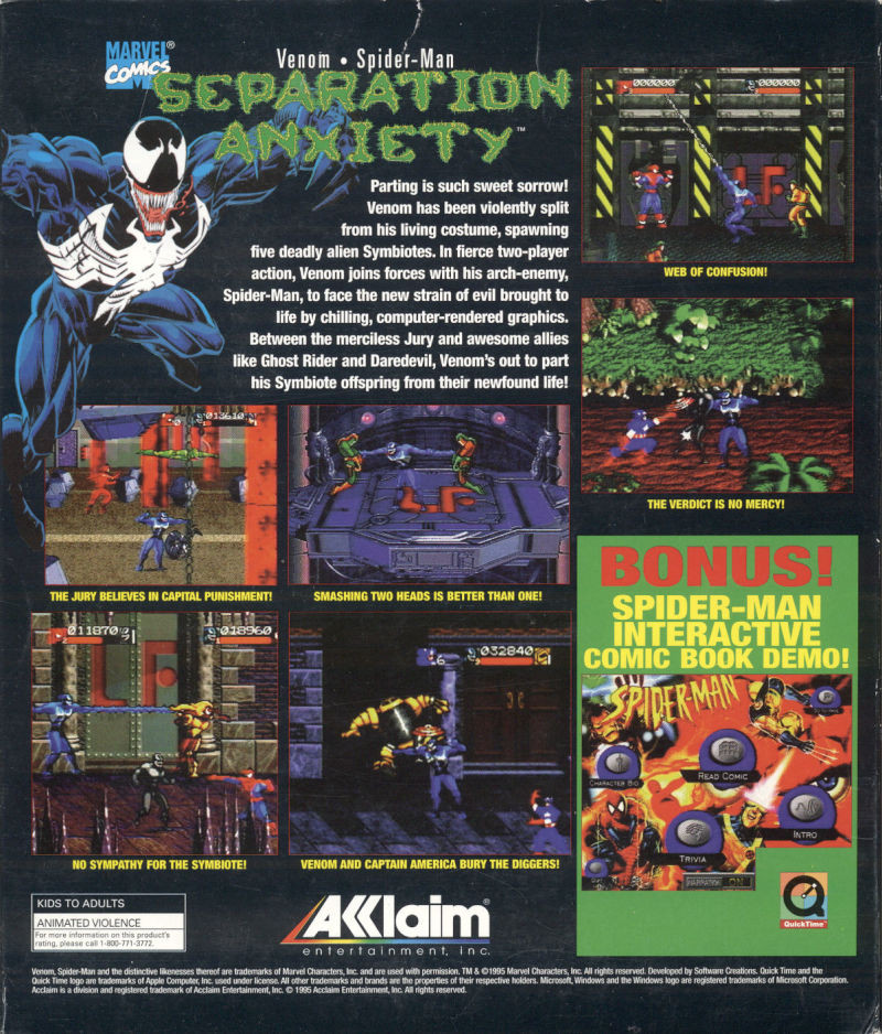 Venom-Spider-Man - Separation Anxiety - Dos