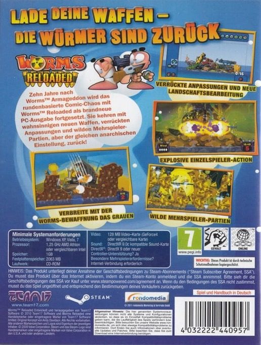Worms: Reloaded dos