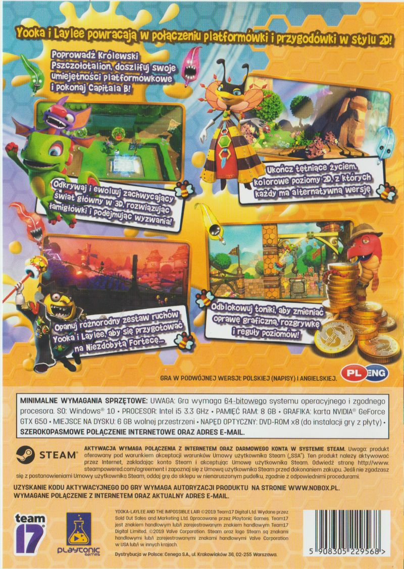 Yooka-Laylee and the Impossible Lair - Dos