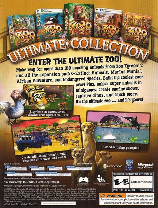 Zoo Tycoon 2: Ultimate Collection dos