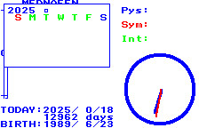 Biorhythm for WonderWitch