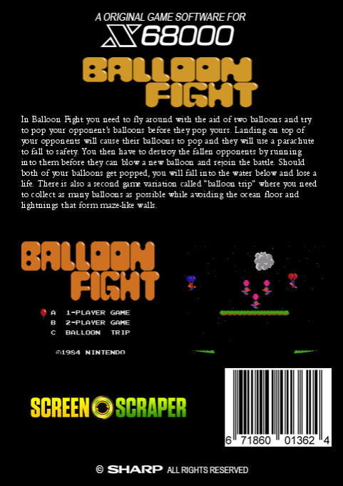 Balloon Fight - Dos