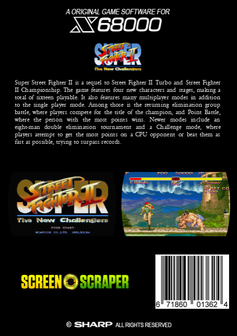 Super Street Fighter II - The New Challengers dos