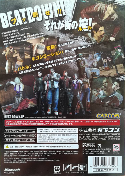 Beat Down : Fists Of Vengeance - Dos