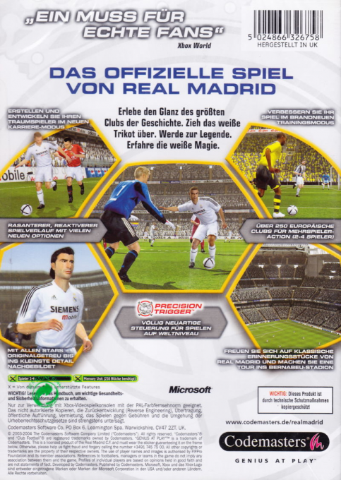 Club Football - Real Madrid - Dos