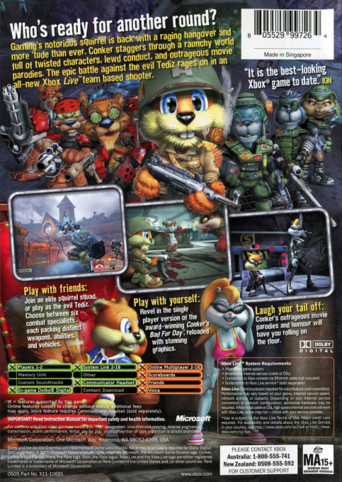 Conker : Live & Reloaded - Dos