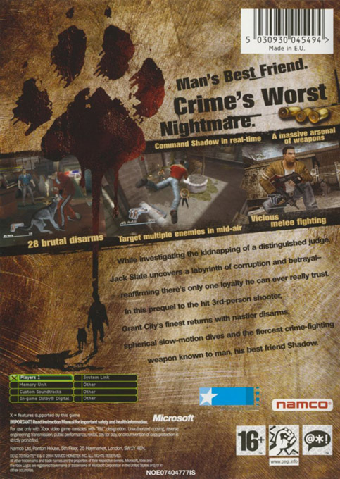 Dead To Rights 2 - Dos