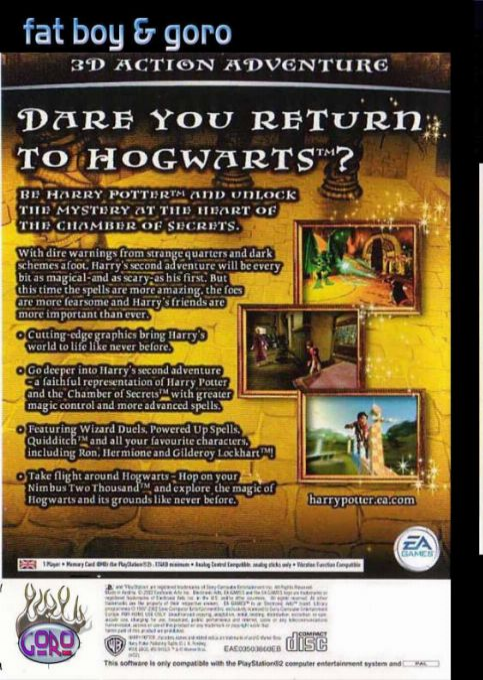 Harry Potter Et La Chambre Des Secrets - Dos