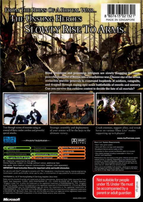 Kingdom Under Fire : Heroes dos