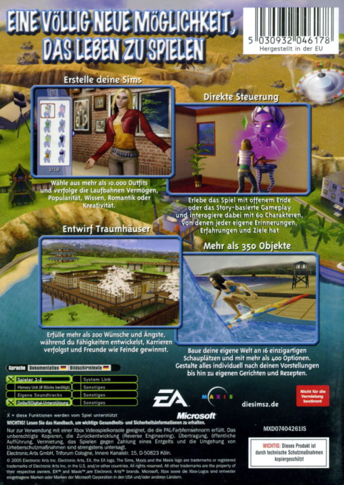 Les Sims 2 - Dos