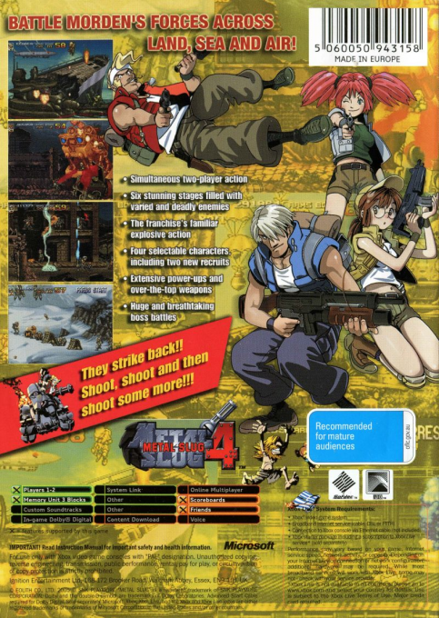 Metal Slug 4 - Dos