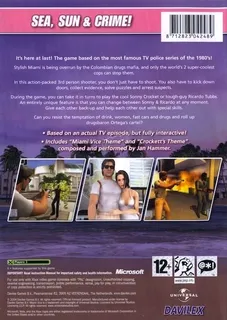 Miami Vice : 2 Flics à Miami - Dos