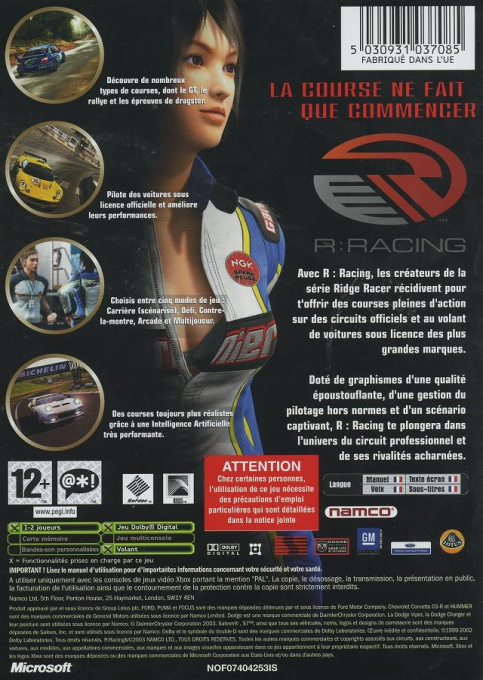 R : Racing Evolution - Dos