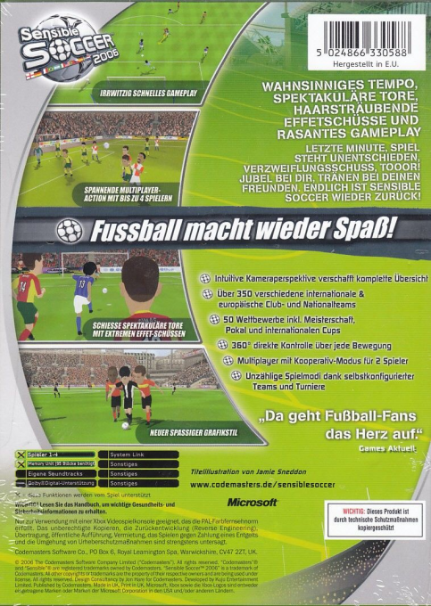Sensible Soccer 2006 - Dos