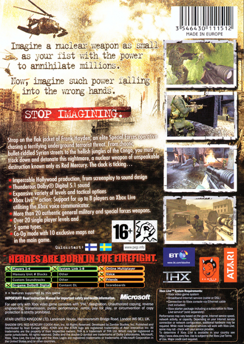 Shadow Ops : Red Mercury - Dos