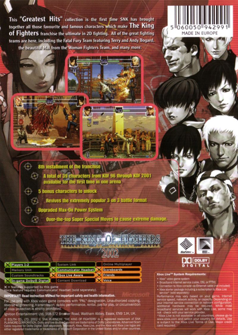 The King of Fighters 2002 - Dos