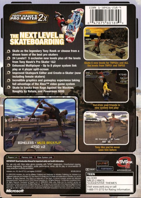 Jaquette arrière